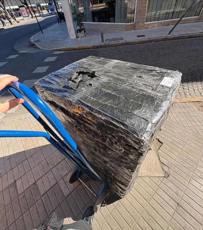 Pedido envuelto listo para despachar